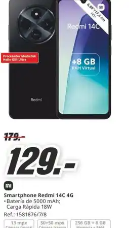 MediaMarkt MI Smartphone Redmi 14C 4G oferta
