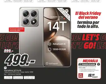MediaMarkt MI Smartphone 14T Pro 5G oferta