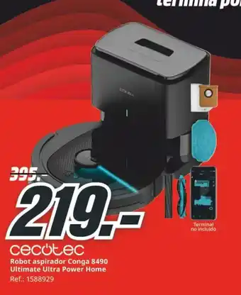 MediaMarkt CECOTEC Robot aspirador Conga 8490 Ultimate Ultra Power Home oferta