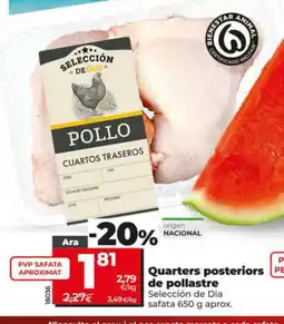 Dia Quarters posteriors de pollastre oferta