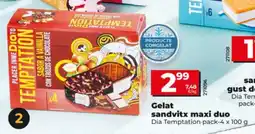 Dia Gelat sandvitx maxi duo oferta