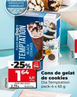 Dia Cons de gelat de cookies oferta
