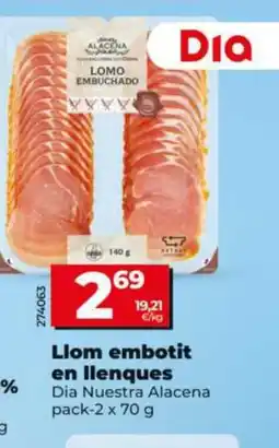 Dia Llom embotit en llenques oferta