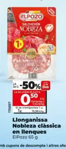 Dia Llonganissa Nobleza clàssica en llenques oferta