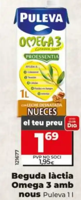 Dia Beguda làctia Omega 3 amb nous oferta