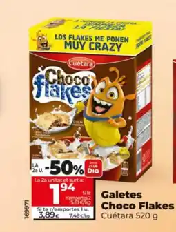 Dia Galetes Choco Flakes oferta