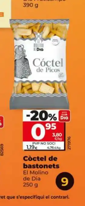 Dia Còctel de bastonets oferta