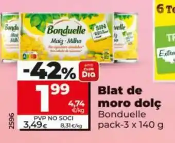 Dia Blat de moro dolç oferta