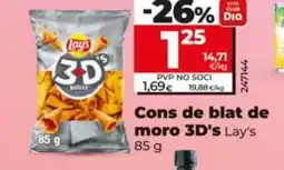 Dia Cons de blat de moro 3D's oferta