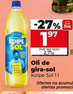 Dia Oli de gira-sol oferta
