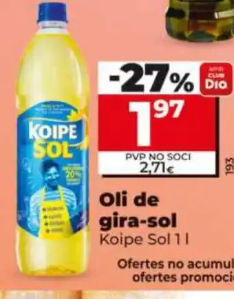 Dia Oli de gira-sol oferta