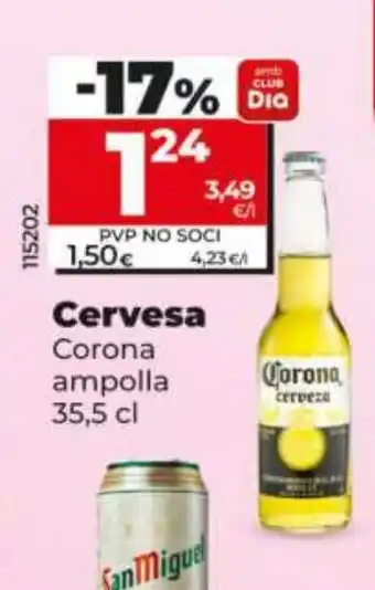 Dia CORONA Cervesa oferta