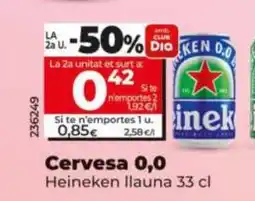 Dia HEINEKEN Cervesa 0,0 oferta