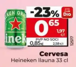 Dia HEINEKEN Cervesa oferta