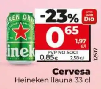 Dia HEINEKEN Cervesa oferta