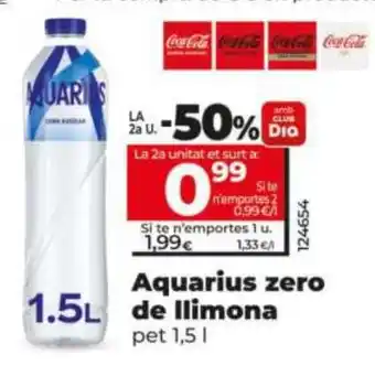 Dia AQUARIUS zero de llimona oferta