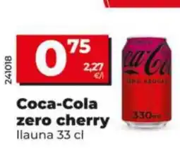 Dia COCA-COLA zero cherry oferta