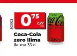 Dia COCA-COLA zero llimona oferta