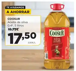 Alimerka COOSUR Aceite de oliva 0,4 oferta