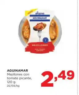 Alimerka AGUINAMAR Mejillones con tomate picante oferta