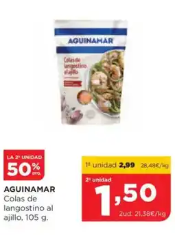 Alimerka AGUINAMAR Colas de langostino al ajillo oferta
