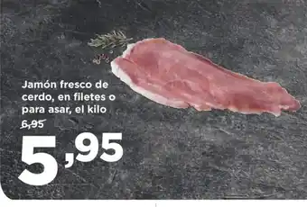 Alimerka Jamón fresco de cerdo, en filetes o para asa oferta