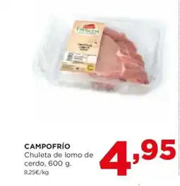 Alimerka CAMPOFRÍO Chuleta de lomo de cerdo oferta