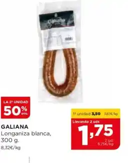 Alimerka GALIANA Longaniza blanca oferta