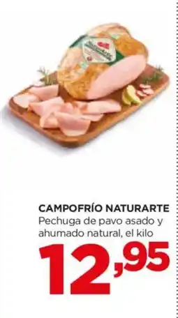 Alimerka CAMPOFRÍO NATURARTE Pechuga de pavo asado y ahumado natural oferta