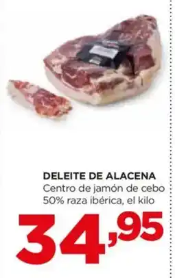 Alimerka DELEITE DE ALACENA Centro de jamón de cebo 50% raza ibérica oferta