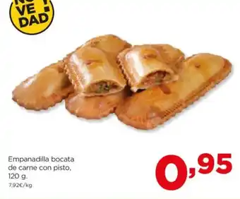 Alimerka Empanadilla bocata de carne con pisto oferta