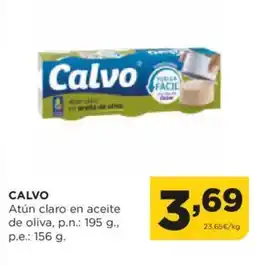 Alimerka CALVO Atún claro en aceite de oliva oferta