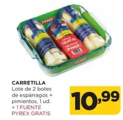 Alimerka CARRETILLA Lote de 2 botes de espárragos + pimientos oferta