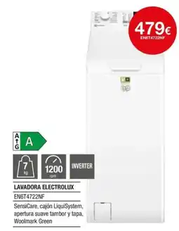 Milar ELECTROLUX Lavadora EN6T4722NF oferta