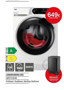 Milar AEG Lavasecadora LWR731604B oferta