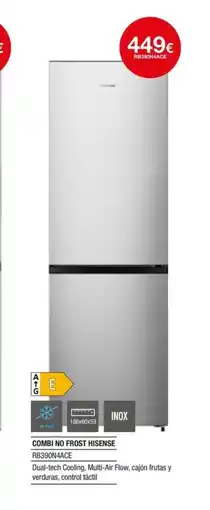 Milar HISENSE Combi no frost RB390N4ACE oferta