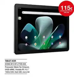 Milar ACER Tablet ICONIA M10 NT-LFTEB-008 oferta