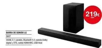 Milar LG Barra de sonido S60T oferta