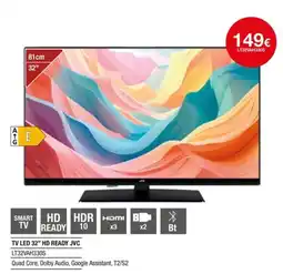 Milar TV LED 32" HD READY JVC oferta