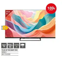 Milar TV LED 40" FHD SMART-TECH 40FW01V oferta