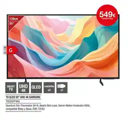 Milar SAMSUNG TV QLED 55" UHD 4K TQ55Q7F4AU oferta