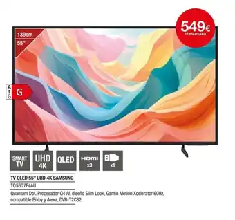 Milar SAMSUNG TV QLED 55" UHD 4K TQ55Q7F4AU oferta