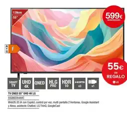 Milar LG TV QNED 55" UHD 4K 55QNED84A6C oferta