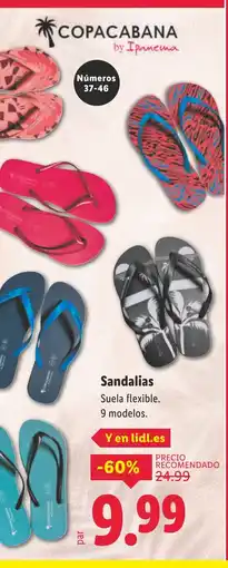 Lidl Sandalias Suela flexible oferta