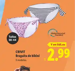 Lidl CRIVIT Braguita de bikini oferta
