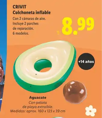 Lidl CRIVIT Colchoneta inflable oferta