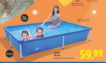 Lidl CRIVIT Piscina oferta