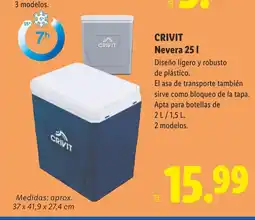 Lidl CRIVIT Nevera oferta