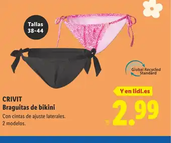 Lidl CRIVIT Braguitas de bikini oferta