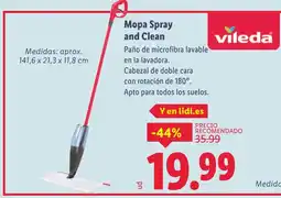 Lidl VILEDA Mopa Spray and Clean oferta